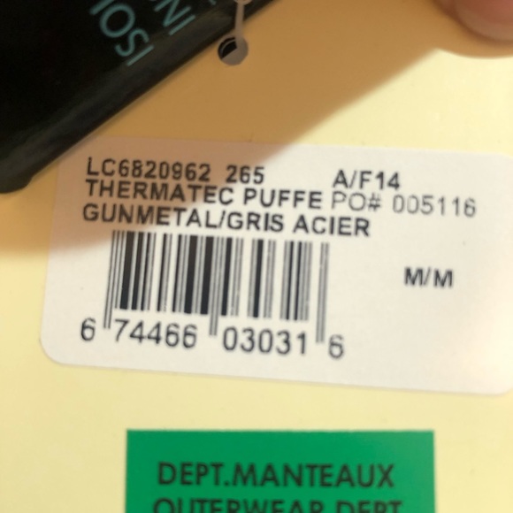 NWT Liz Claiborne Winter Coat Gunmetal Grey - Picture 6 of 16